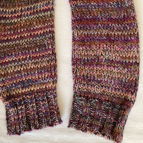 Melrose and Market long open front shawl collar cardigan rainbow pastels pinks - Picture 9 of 16